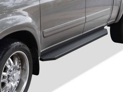 APS - APS IB20RJA2H H-Series Running Boards Black for 04-06 Toyota Tundra Double