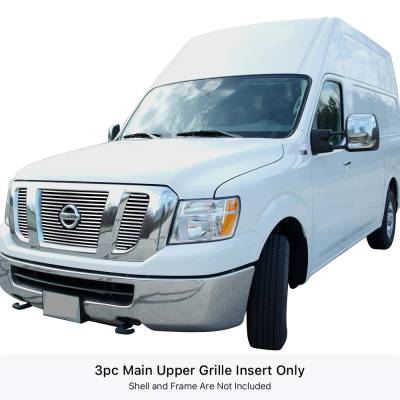 APS - APS Stainless Billet Grille Polish for 12-29 Nissan NV Van GR14FFC83S