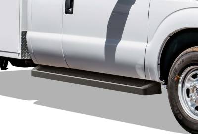 APS - APS IRunning Running Boards Black 99-16 Super Duty Extended IB06RJJ3B