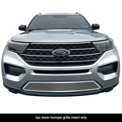 APS - APS Wire Mesh Bumper Grille Polish 20-24 Ford Explorer GR06GEB86T