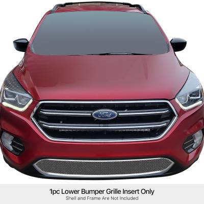 APS - APS Wire Mesh Bumper Grille Polish 17-19 Ford Escape GR06GEB88T