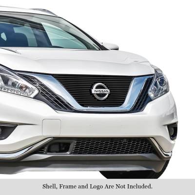APS - APS Stainless Billet Grille Black for 15-18 Nissan Murano GR14FFC91J