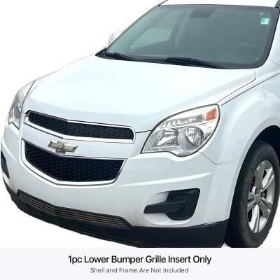 APS - APS Stainless Billet Bumper Grille Black 10-15 Chevrolet Equinox GR03FFG39J