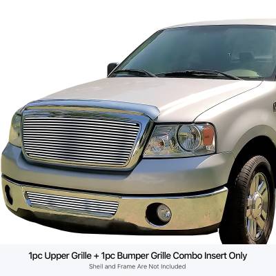 APS - APS Stainless Billet Grille Polish 06-08 Ford F150 GR06HGI25S