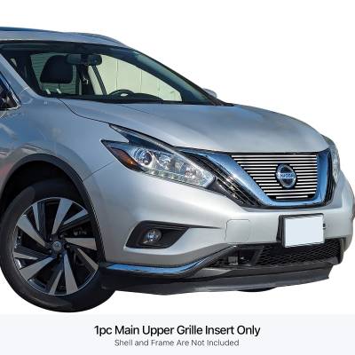 APS - APS Stainless Billet Grille Polish for 15-18 Nissan Murano GR14FFC91S