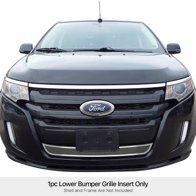 APS - APS Wire Mesh Bumper Grille Polish 11-14 Ford Edge GR06GEB90T