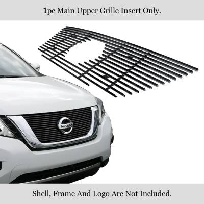 APS - APS Stainless Billet Grille Black for 17-20 Nissan Pathfinder GR14FFC93J