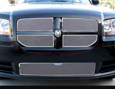 APS - APS Wire Mesh Grille Polish for 2008 Dodge Magnum GR04GEA61T