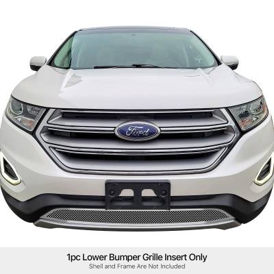 APS - APS Wire Mesh Bumper Grille Polish 15-18 Ford Edge GR06GEB92T