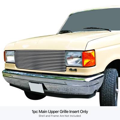 APS - APS Stainless Billet Grille Polish 87-91 Ford F-Series/Bronco GR06HEJ09S