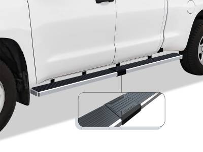 APS - APS IStep W2W 6" Running Boards Brushed for 07-21 Tundra Double IB20SJI7LA