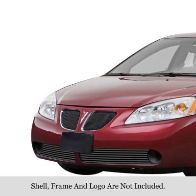 APS - APS Stainless Billet Bumper Grille Black 05-09 Pontiac G6 GR16FEA31J