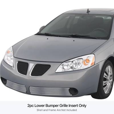 APS - APS Stainless Billet Bumper Grille Polish 05-09 Pontiac G6 GR16FEA31S