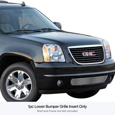 APS - APS Stainless Billet Bumper Grille Polish 07-14 GMC Yukon XL GR07FEG80S