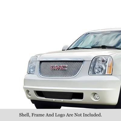 APS - APS Stainless Billet Bumper Grille Black 07-14 GMC Yukon/XL GR07FEG82J