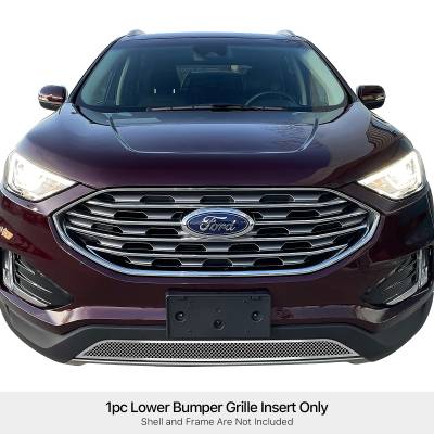APS - APS Wire Mesh Bumper Grille Polish 19-22 Ford Edge XLT GR06GEB96T