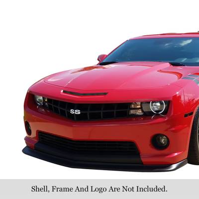 APS - APS Stainless Billet Hood Grille Black 10-13 Chevrolet Camaro GR03FFH46J
