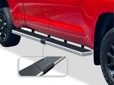 APS - APS IStep W2W 6" Running Boards Brushed for 07-21 Tundra Double IB20SJI7SA