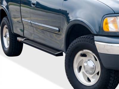 APS - APS IRunning Running Boards Black 01-03 Ford F150 Crew IB06RJJ9B