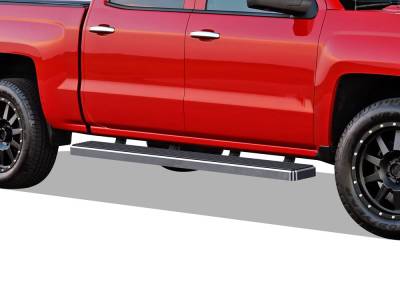 APS - APS IStep 6" Running Boards Brushed 07-18 Silverado/Sierra Crew IB03FJG1A