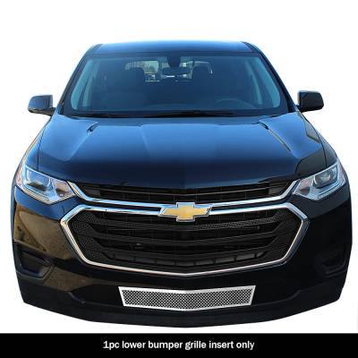 APS - APS Wire Mesh Bumper Grille Polish 18-21 Chevrolet Traverse GR03GEA94T