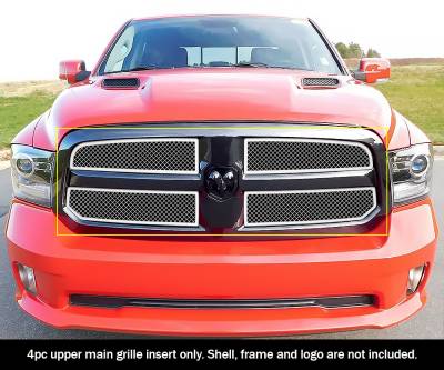APS - APS Wire Mesh Grille Polish for 13-18 RAM 1500 GR04GEI19S