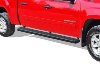 APS - APS IStep 6" Running Boards Black 01-13 Silverado/Sierra Crew IB03FJJ1B