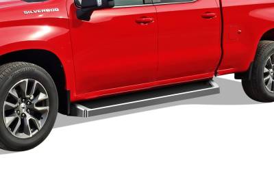 APS - APS IRunning Running Boards Polish 19-25 Silverado/Sierra Crew IB03RAG1A