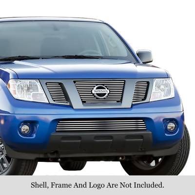 APS - APS Stainless Billet Grille Polish for 05-07 Nissan Pathfinder GR14FGI66S