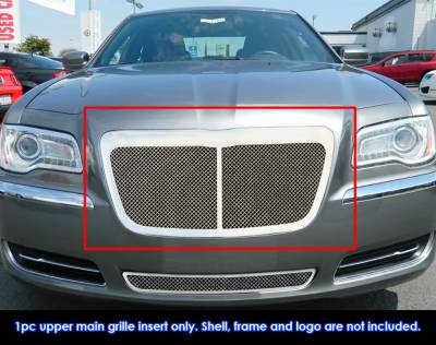 APS - APS Wire Mesh Grille Polish for 11-14 Chrysler 300/300C GR18GFC00X
