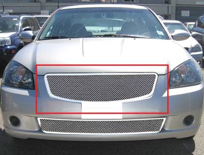 APS - APS Wire Mesh Grille Polish for 05-06 Nissan Altima GR14GED11T