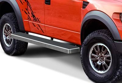 APS - APS IStep W2W 6" Running Boards Brushed F150/Super Duty Ext IB06SAH8SA