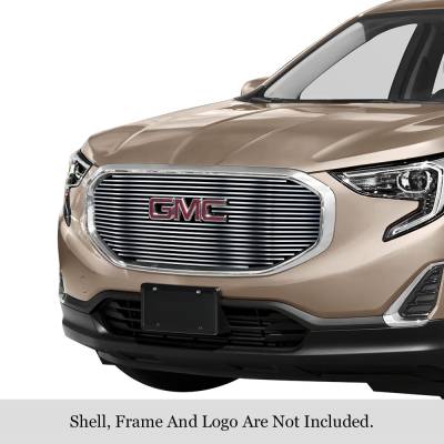 APS - APS Stainless Billet Grille Polish 18-21 GMC Terrain GR07FFD18S
