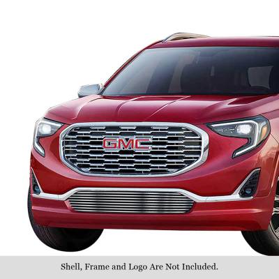 APS - APS Stainless Billet Bumper Grille Polish 18-21 GMC Terrain GR07FFD19S