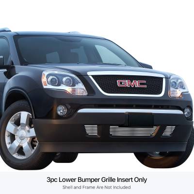 APS - APS Stainless Billet Bumper Grille Polish 07-12 GMC Acadia GR07FFE14S