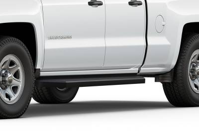 APS - APS H-Series Running Boards Black 07-18 Silverado/Sierra Double IB03RAI5H