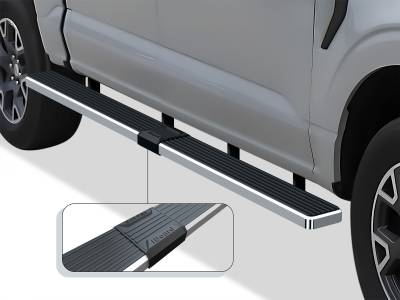 APS - APS IStep W2W 5" Running Boards Brushed F150/Super Duty Crew IB06WAG5SA