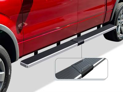 APS - APS IStep W2W 5" Running Boards Brushed 09-14 Ford F150 Crew IB06WAG7SA
