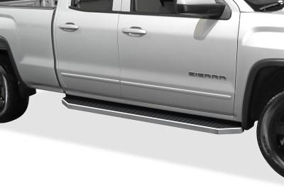 APS - APS H-Series Running Boards Polish 07-18 Silverado/Sierra Double IB03RAI5Y