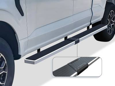 APS - APS IStep W2W 5" Running Boards Brushed F150/Super Duty Ext IB06WAH8LA