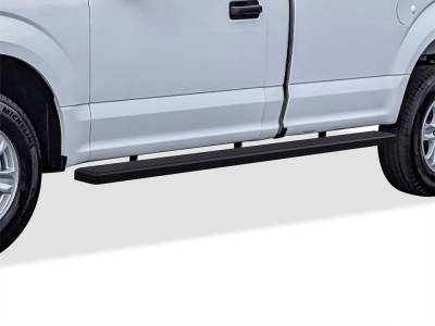 APS - APS IStep W2W 5" Running Boards Black F150/Super Duty Reg IB06WAH9LB