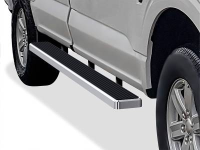 APS - APS IStep W2W 5" Running Boards Brushed F150/Super Duty Reg IB06WAH9LC