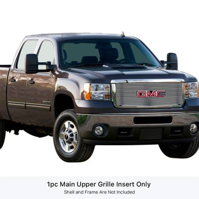 APS - APS Stainless Billet Grille Polish 11-14 GMC Sierra 2500/3500 GR07FFH34S