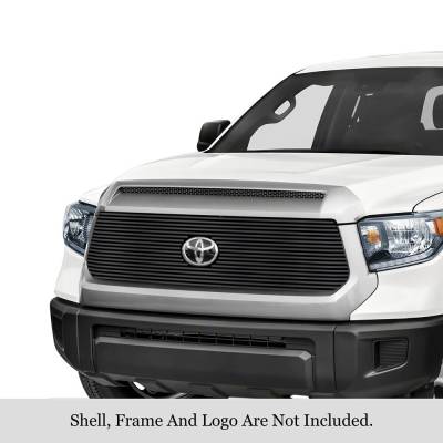 APS - APS Stainless Billet Grille Black for 18-19 Toyota Tundra GR20HFJ30J