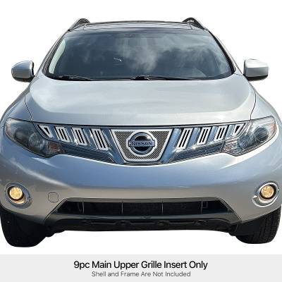 APS - APS Wire Mesh Grille Polish for 09-10 Nissan Murano GR14GEE66T