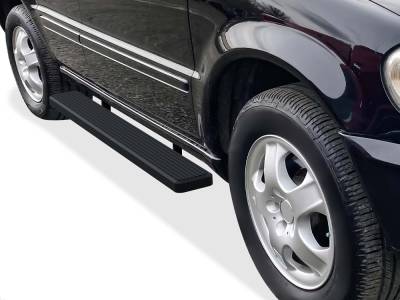 APS - APS IB26FJF3B iStep 6" Running Boards Black for 98-05 Mercedes-Benz ML