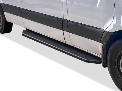 APS - APS H-Series Running Boards Black for 16-23 Mercedes-Benz Metris IB26RDJ6H