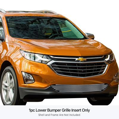 APS - APS Stainless Billet Bumper Grille Polish 18-21 Chevrolet Equinox GR03FEB00S