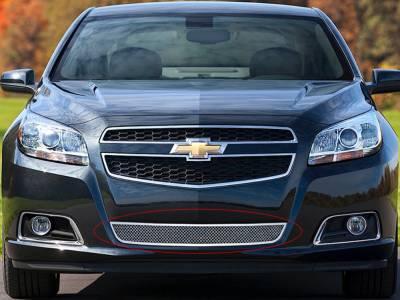 APS - APS Wire Mesh Bumper Grille Polish 2013 Chevrolet Malibu GR03GEI44T