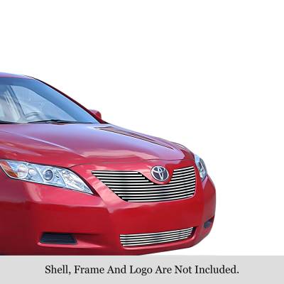 APS - APS Stainless Billet Grille Brushed for 07-09 Toyota Camry GR20HGH40C
